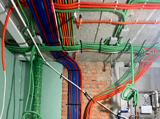 Черновые электромонтажные работы
